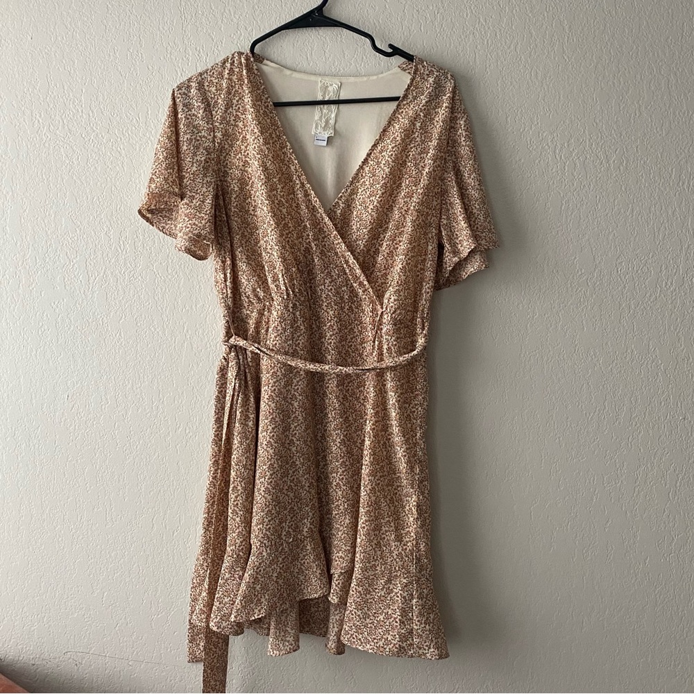 Dry Goods Floral Wrap Dress